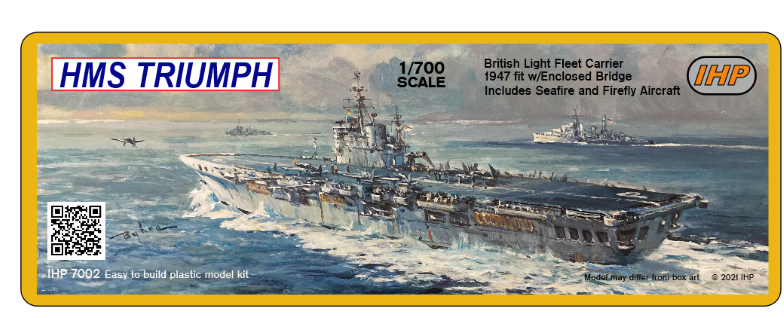 IHP 1/700 HMS Triumph 1947 Box Top Art